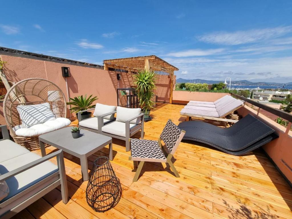 Superbe Appartement Avec Rooftop Prive サントロペ エクステリア 写真